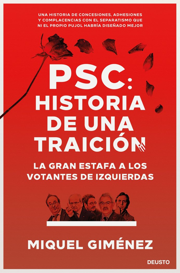 PSC: Historia de una traición, de Giménez Gómez, Miquel | portada del libro