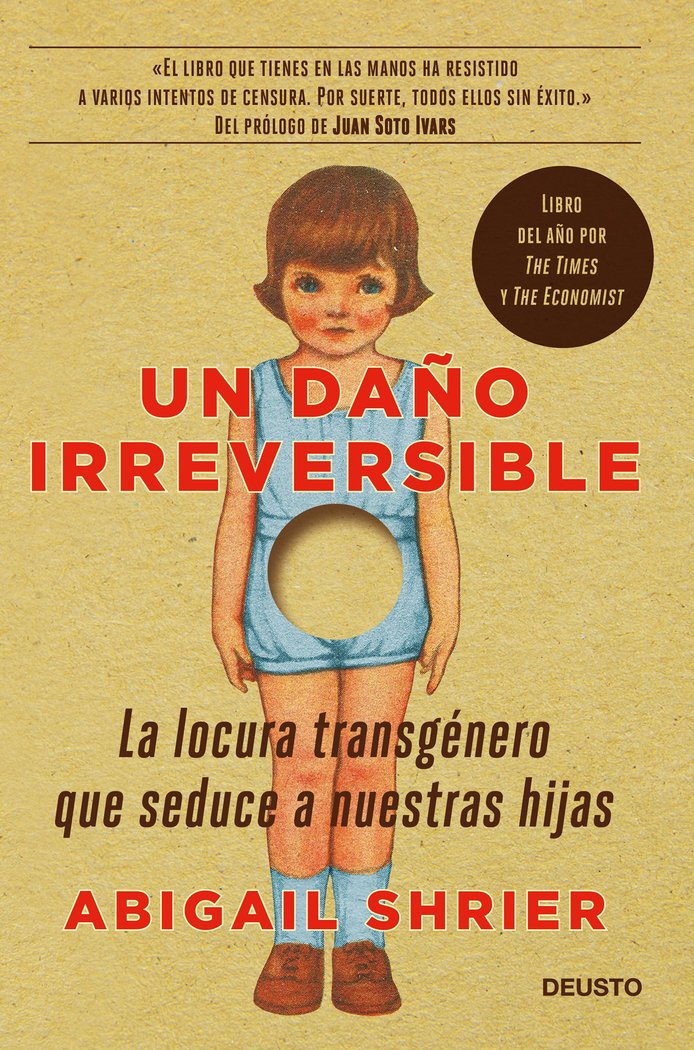 UN DAÑO IRREVERSIBLE, de SHRIER, ABIGAIL | portada del libro