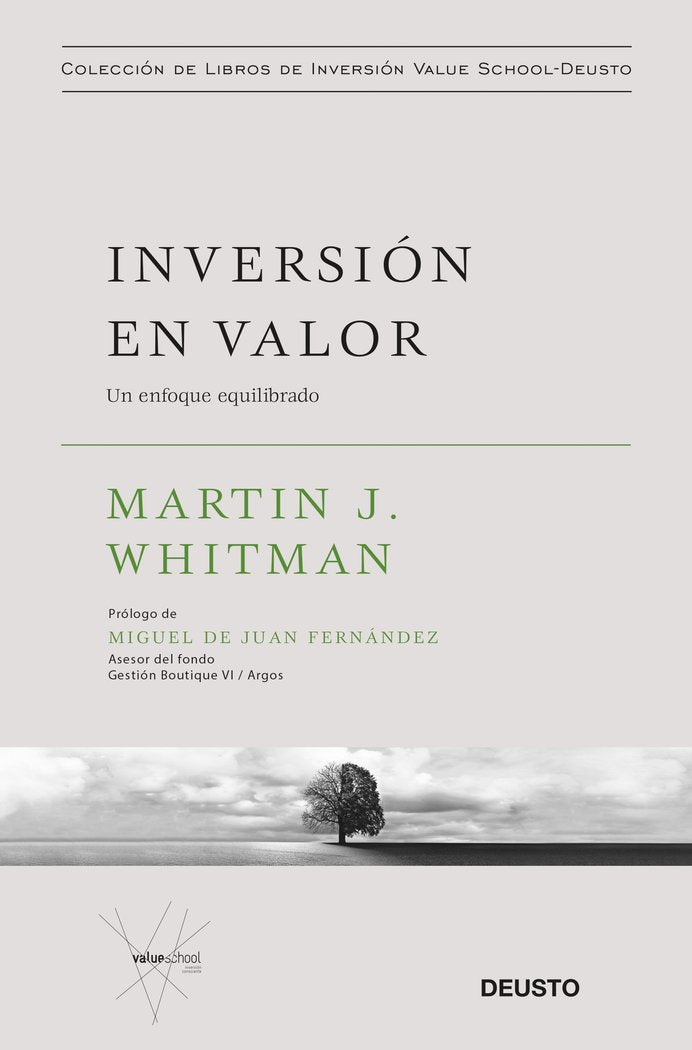 INVERSION EN VALOR, de MARTIN J. WHITMAN | portada del libro