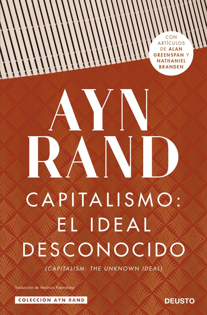 CAPITALISMO: EL IDEAL DESCONOCIDO, de AYN RAND | portada del libro