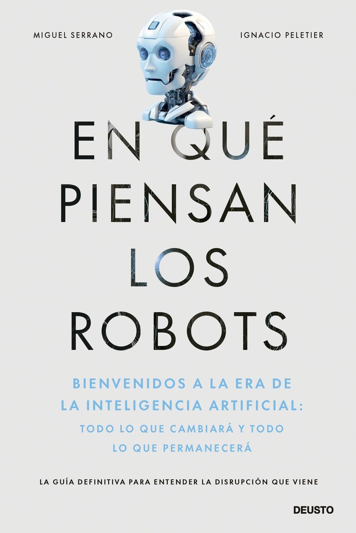 EN QUE PIENSAN LOS ROBOTS, de SERRANO, MIGUEL | portada del libro