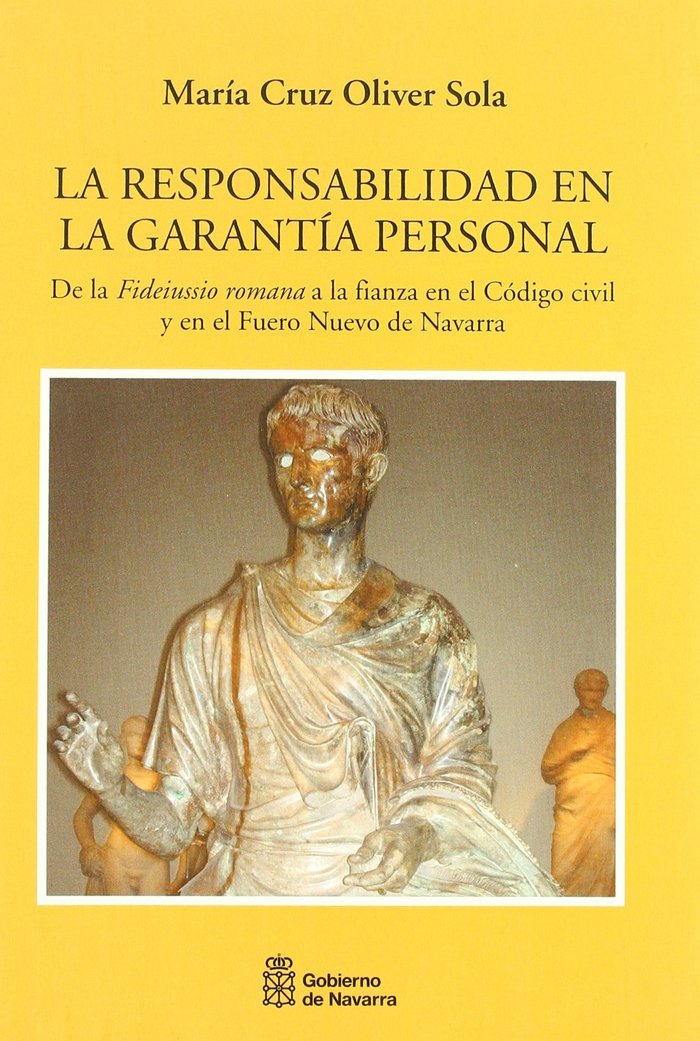 La responsabilidad en la garantía personal, de Oliver Sola | portada del libro