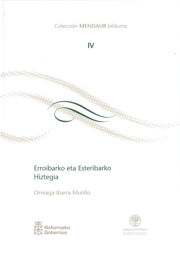 Erroibarko eta esteribarko hiztegia, de Ibarra Murillo, Orreaga | portada del libro