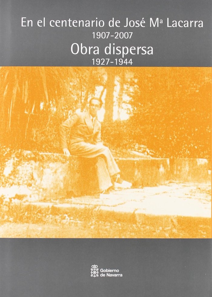 Obra dispersa, de Lacarra de Miguel | portada del libro