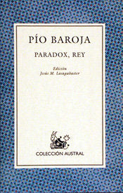 Paradox, rey, de Baroja | portada del libro