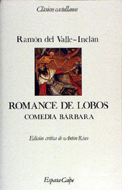 Romance de lobos, de VALLE INCLAN | portada del libro