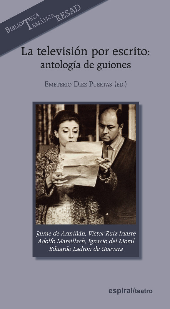 La televisión por escrito: antología de guiones, de Marsillach, Adolfo | portada del libro