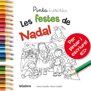 Pinta i escriu Les festes de Nadal, de Canyelles, Anna | portada del libro