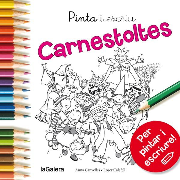 Pinta i escriu Carnestoltes, de Canyelles, Anna | portada del libro