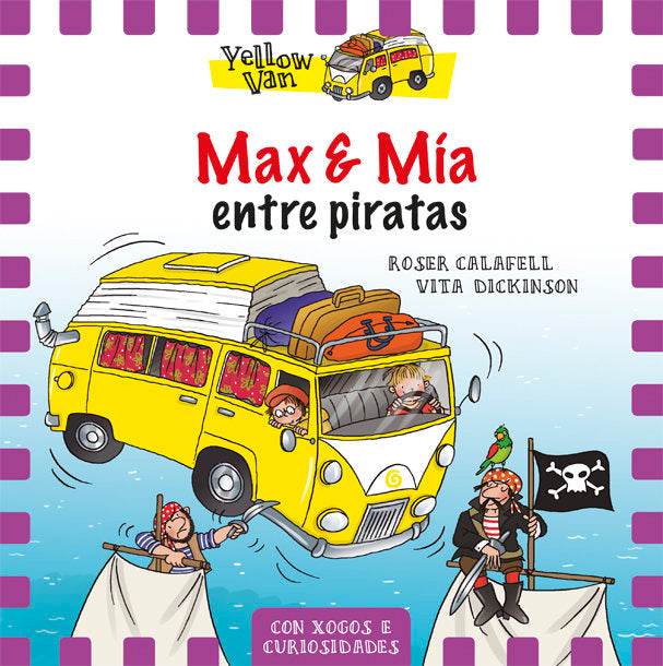 Max e Mía e os piratas, de Dickinson, Vita | portada del libro