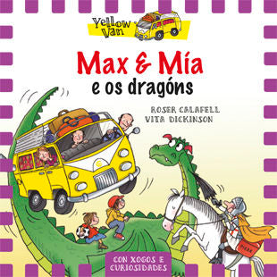 Max e Mía e os dragóns, de Dickinson, Vita | portada del libro
