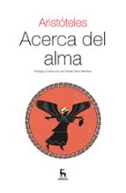 ACERCA DEL ALMA, de Aristóteles | portada del libro