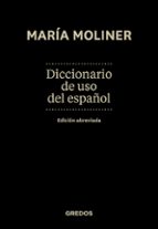 DICCIONARIO DE USO DEL ESPAÑOL, de María Moliner | portada del libro