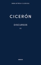 DISCURSOS VOL. III, de Marco Tulio Cicerón | portada del libro