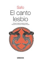 CANTO LESBIO, EL, de Safo | portada del libro