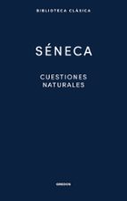 CUESTIONES NATURALES, de Lucio Anneo Séneca | portada del libro