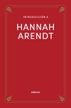 INTRODUCCIÓN A HANNAH ARENDT, de Agustín Serrano de Haro | portada del libro