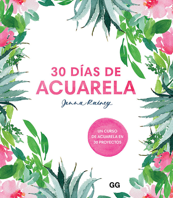30 días de acuarela, de Rainey, Jenna | portada del libro