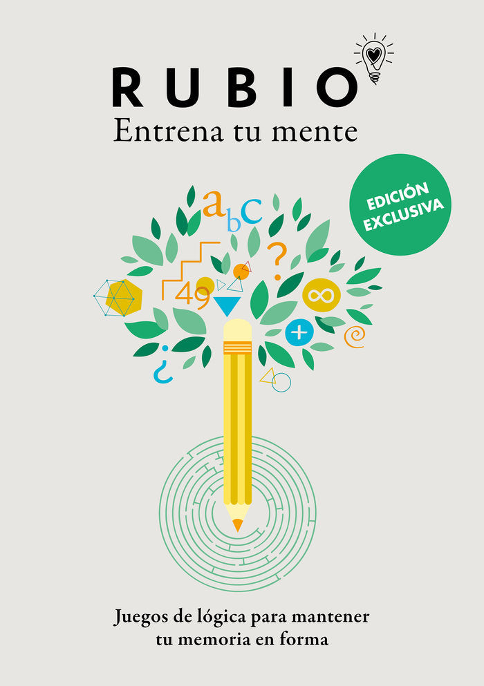 JUEGOS DE LOGICA PARA MANTENER TU MEMORIA EN FORMA (EDICION EXCLUSIVA), de CUADERNOS RUBIO | portada del libro