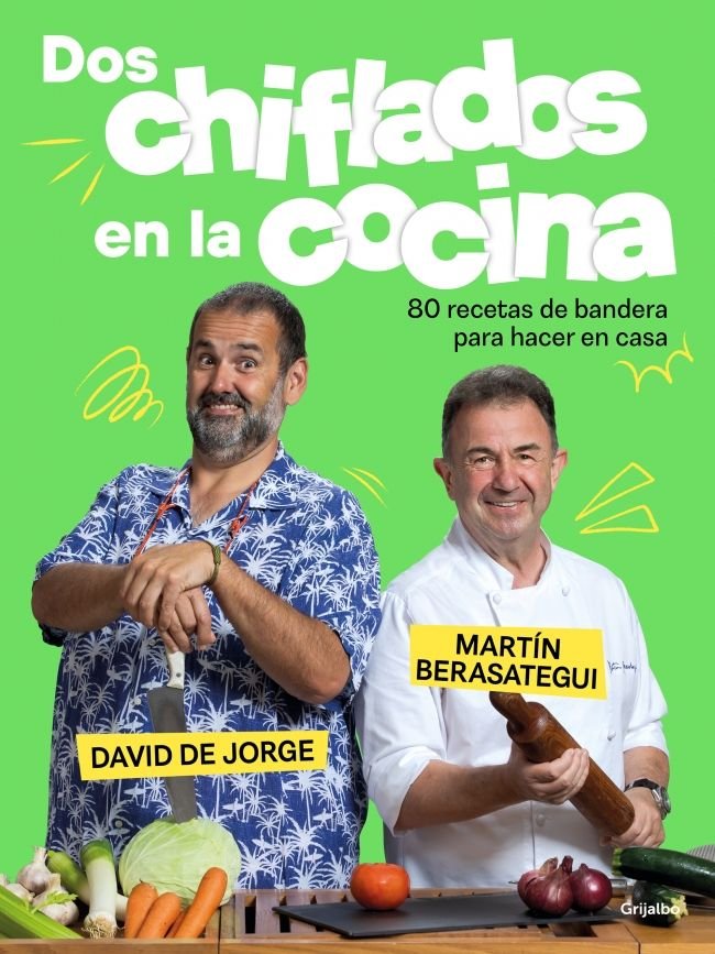 Dos chiflados en la cocina, de MARTIN BERASATEGUI | portada del libro