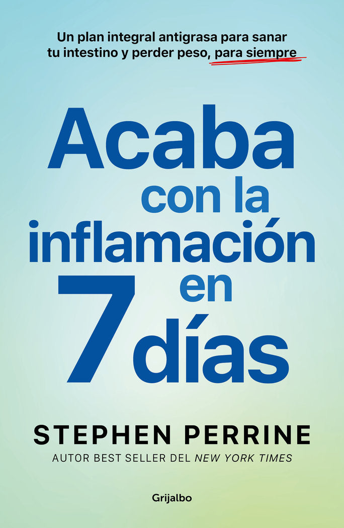 Acaba con la inflamación en 7 días, de PERRINE | portada del libro