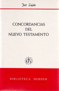 Concordancias del Nuevo Testamento, de Luján, José | portada del libro