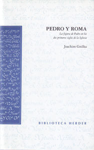 Pedro y Roma, de Gnilka, Joachim | portada del libro
