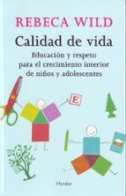 CALIDAD DE VIDA, de Rebeca Wild | portada del libro