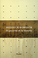 El presente de la filosofía, de Rombach, Heinrich | portada del libro