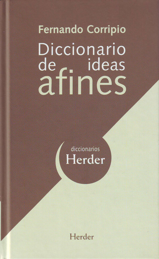 Diccionario de ideas afines, de Corripio,Fernando | portada del libro