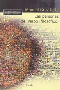 Las personas del verbo (filosófico), de Cruz, Manuel | portada del libro