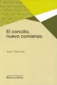 El concilio, nuevo comienzo, de Rahner, Karl | portada del libro