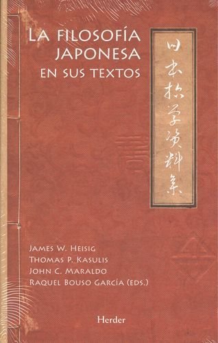 La filosofía japonesa en sus textos, de Heisig, James W. | portada del libro