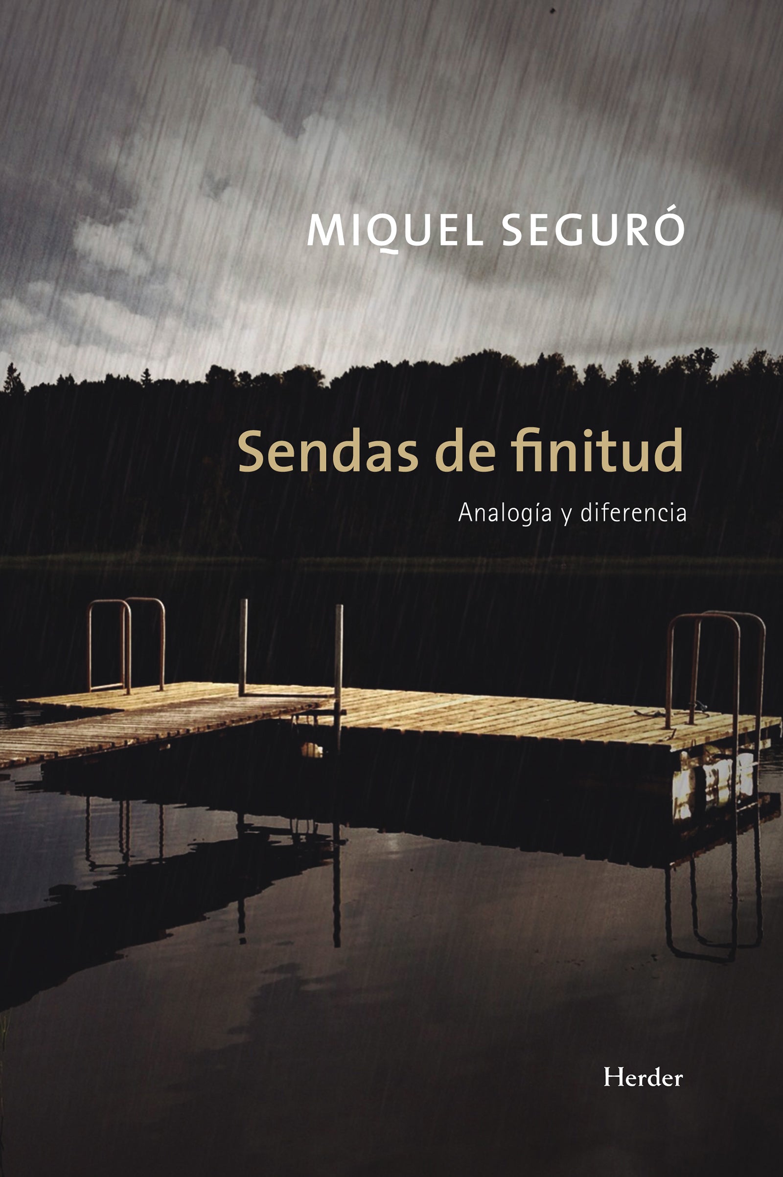 Sendas de finitud, de Seguró | portada del libro