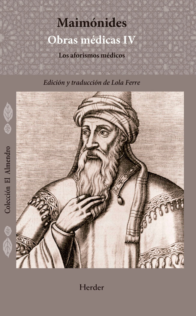 OBRAS MEDICAS VOL IV, de MAIMONIDES | portada del libro