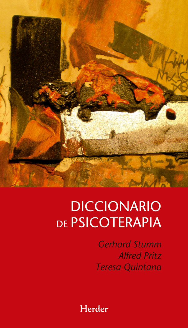 DICCIONARIO DE PSICOTERAPIA (NE), de STUMM, GERHARD | portada del libro