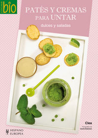Patés y cremas para untar, de Clea | portada del libro