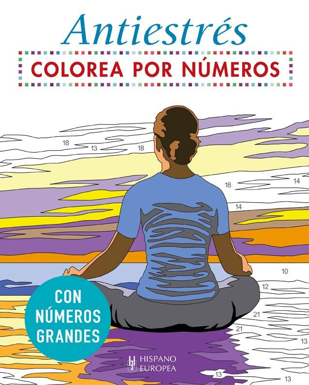 COLOREA POR NUMEROS. ANTIESTRES, de , ARCTURUS | portada del libro