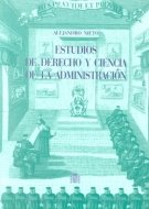 ESTUDIOS DE DERECHO Y CIENCIA DE LA ADMINISTRACION | portada del libro