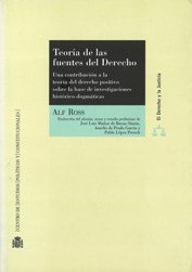 Teoría de las fuentes del derecho, de Ross | portada del libro