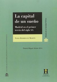 La capital de un sueño, de Rodríguez Martín | portada del libro