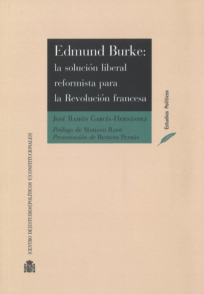 Edmund Burke: la solución liberal reformista para la Revolución Francesa, de García Hernández, José Ramón | portada del libro