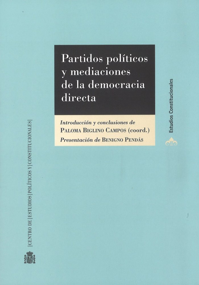 Partidos políticos y mediaciones de la democracia directa, de Varios autores | portada del libro