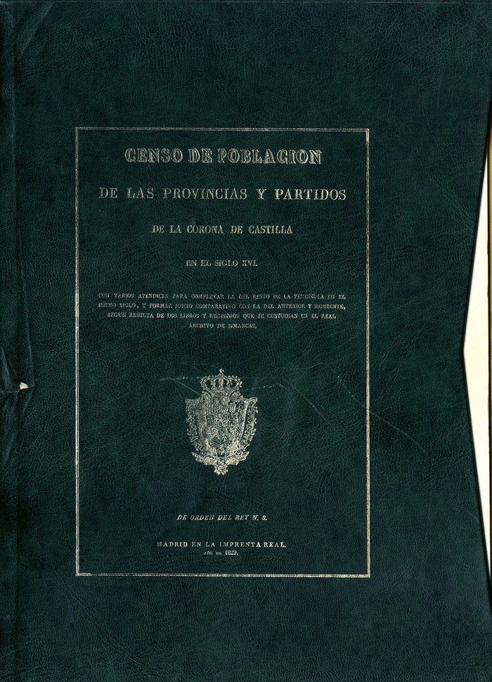 Censo de población de las provincias y partidos de la Corona de Castilla en el siglo XVI, de Instituto Nacional de Estadístic