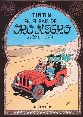 TINTIN, EN EL PAIS DEL ORO NEGRO, de Remi | portada del libro