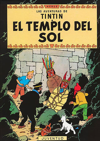 Tintín 14 / El templo del sol, de Remi | portada del libro