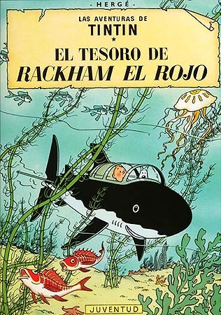 TINTIN, EL TESORO DE RACKHAM EL ROJO, de Remi | portada del libro