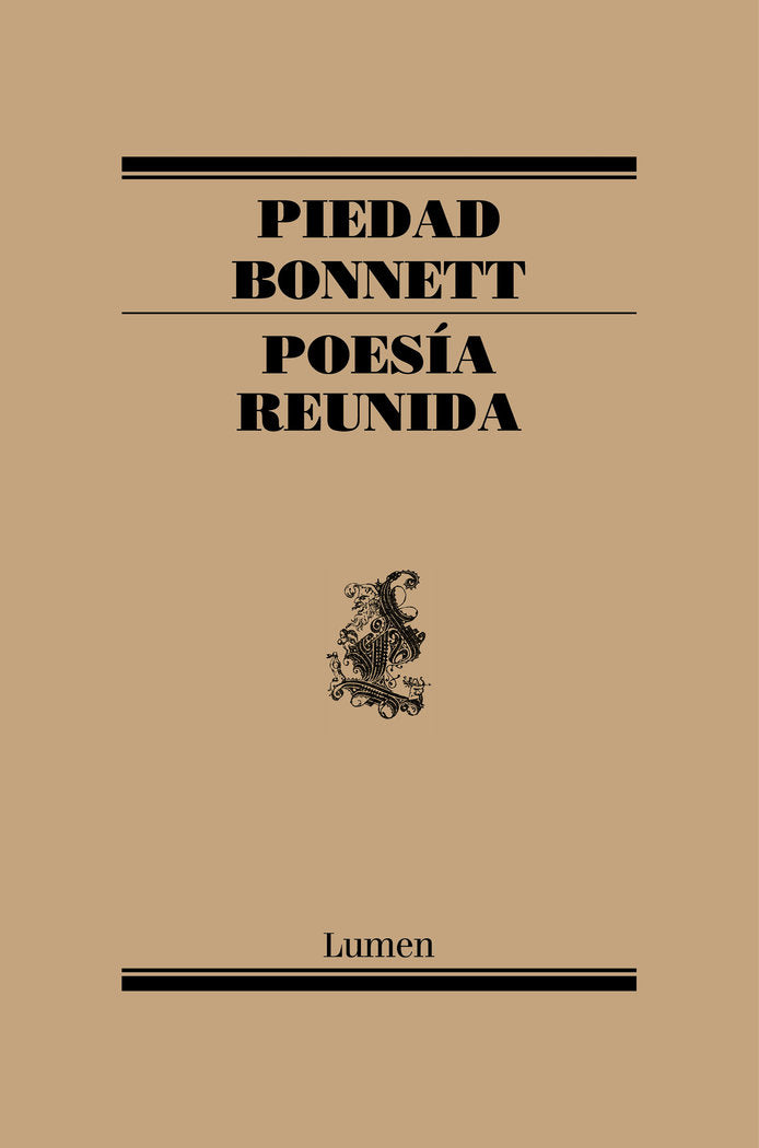 Poesía reunida, de Bonnett, Piedad | portada del libro