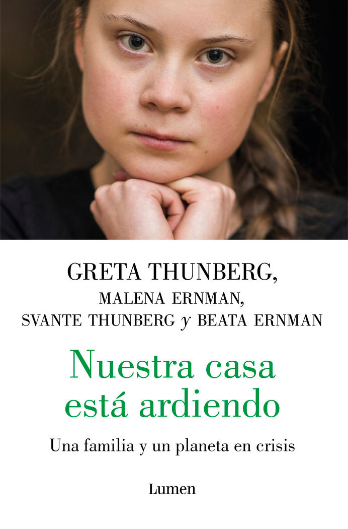 Nuestra casa está ardiendo, de Thunberg, Greta | portada del libro