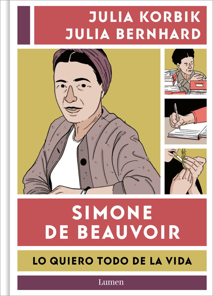 Simone de Beauvoir. Lo quiero todo de la vida, de JULIA KORBIK | portada del libro